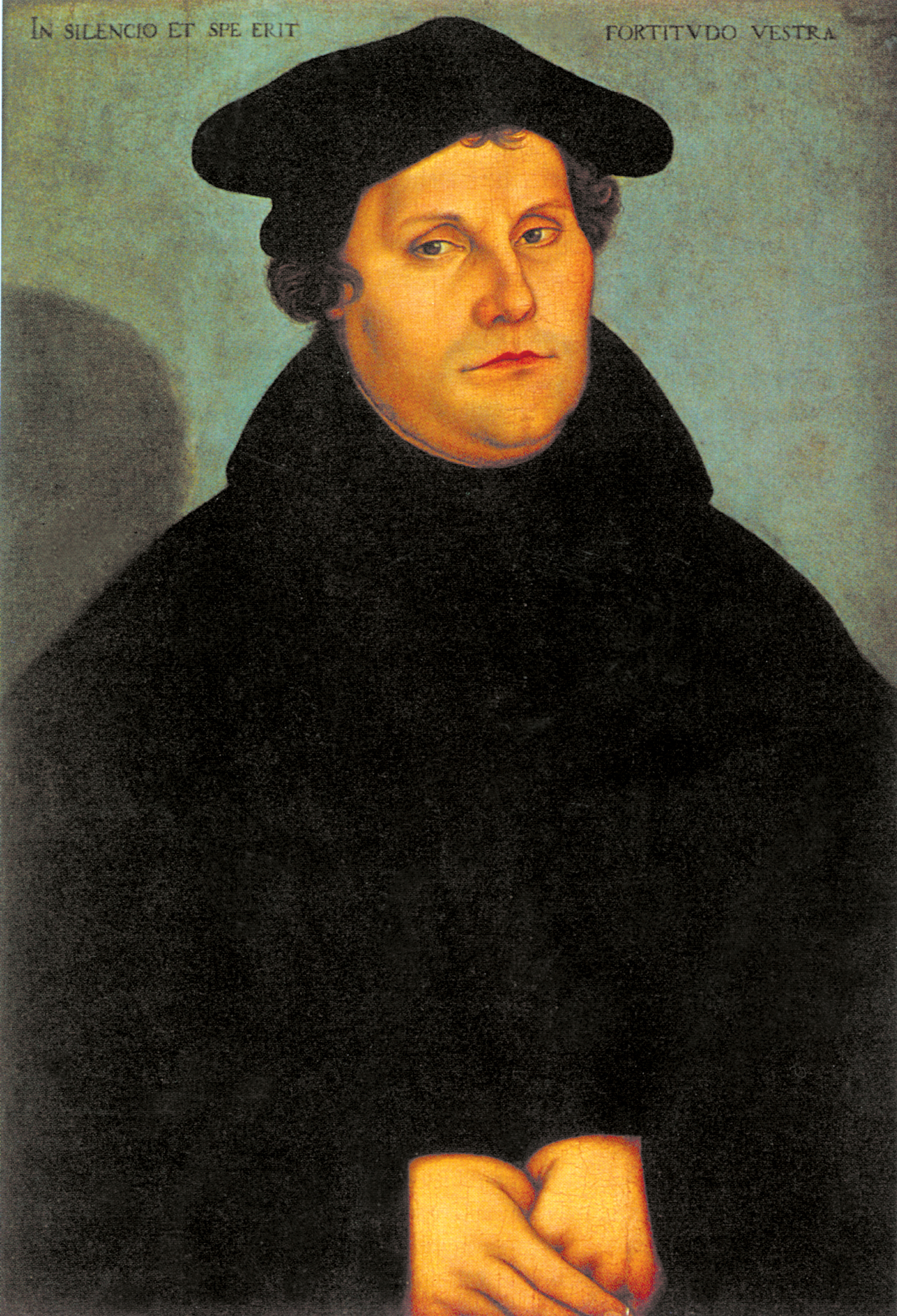 Martin Luther, Gemälde von Lukas Cranach, Augsburg St. Anna Kirche