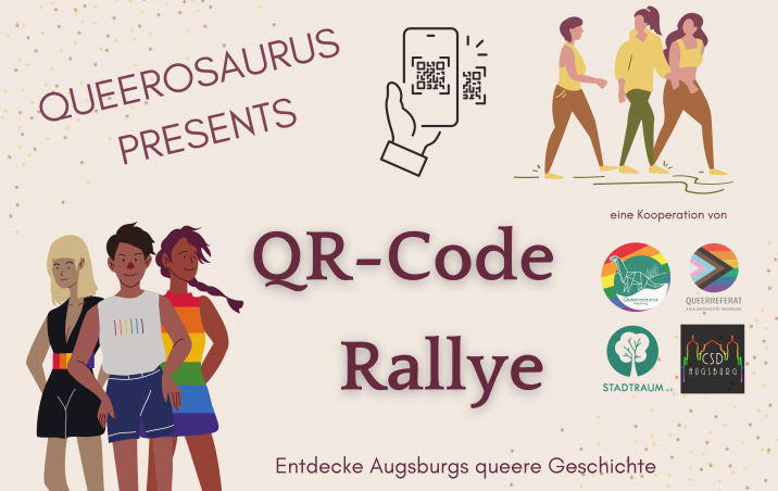 Queerosaurus_QR-Code-Rallye